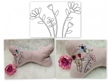 Stickdatei - Blumen Doodle Appli